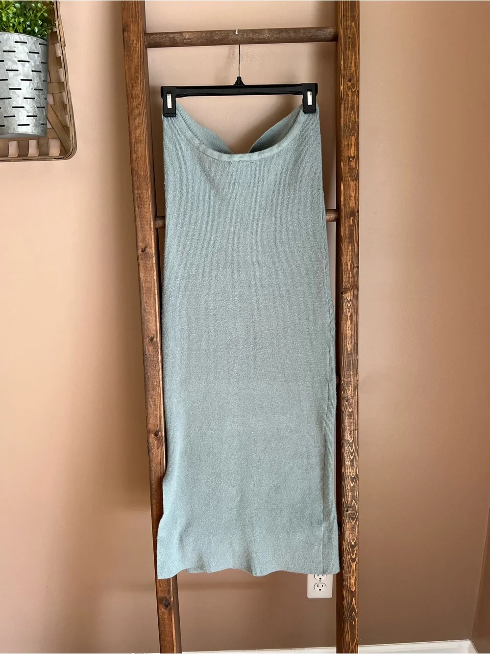 Bar III Sweetheat Knit Midi Dress in Light Sage